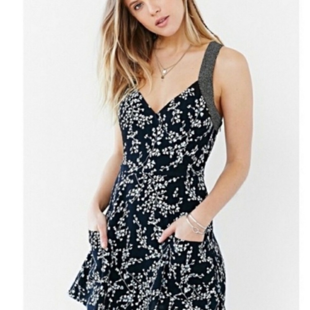 Urban Outfitters Kimchi Blue Black Mini Dress